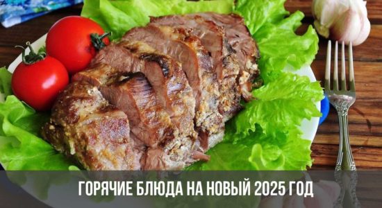 Горячие блюда на Новый 2025 год