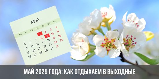 как отдыхаем на майские праздники 2025 г