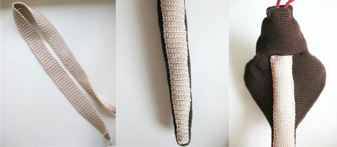 Схема вязания змеи крючком - вяжем брюшко