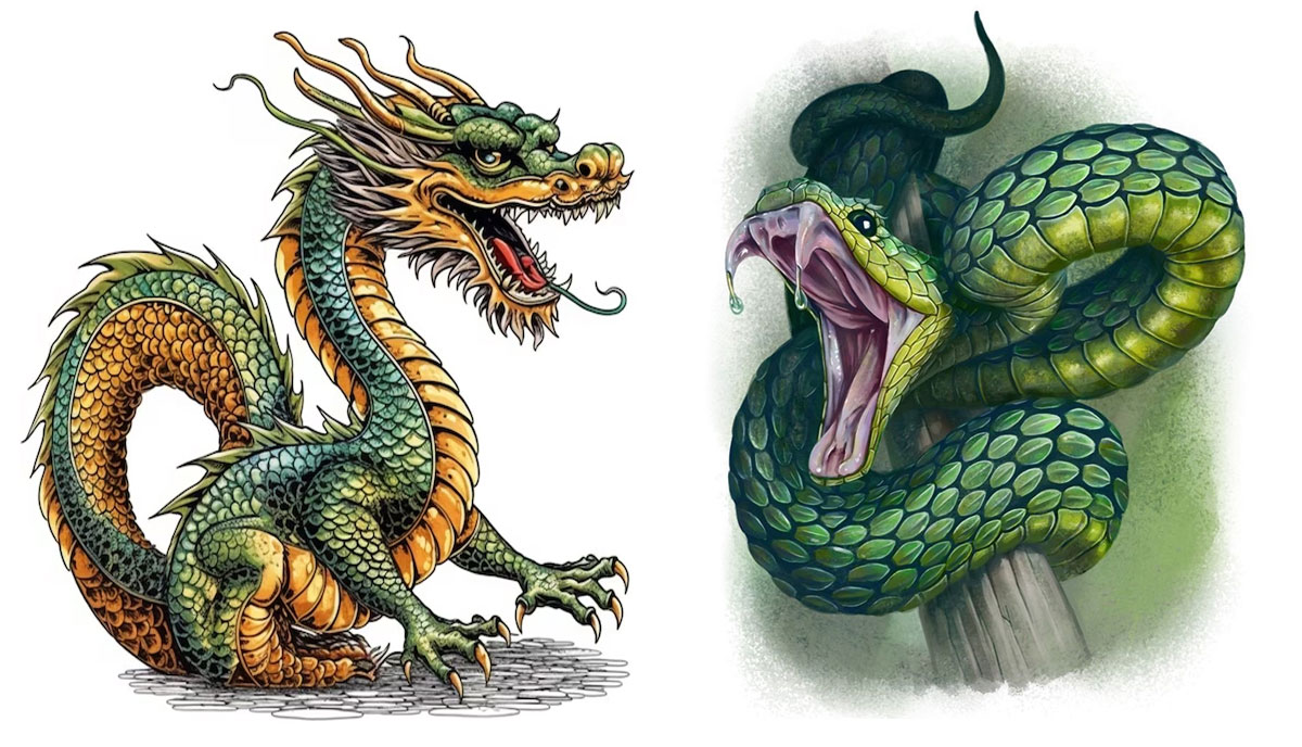 Змея и Дракон в китайском гороскопе