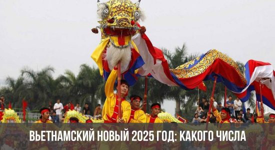 Вьетнамский Новый 2025 год: какого числа
