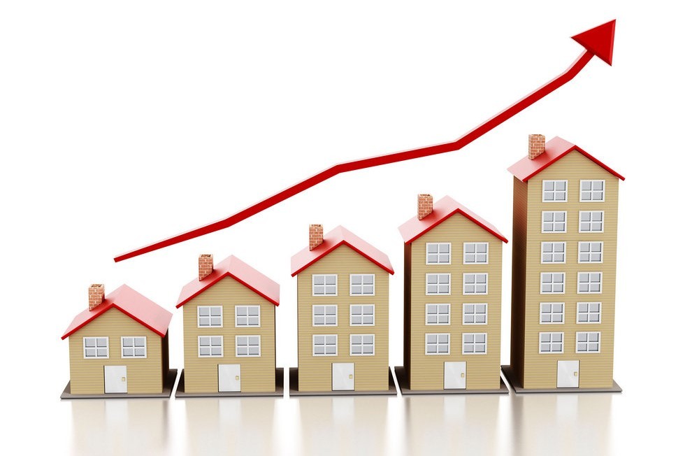 График роста над домами