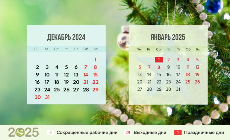 как отдыхаем на новый год 2025 календарь