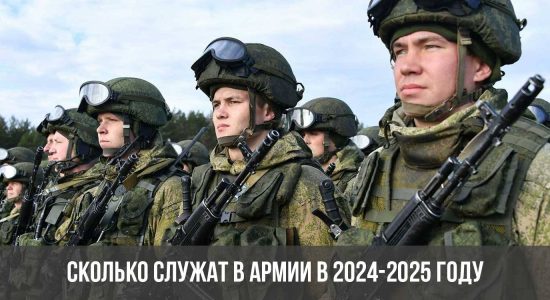 Сколько служат в армии в 2024-2025 году