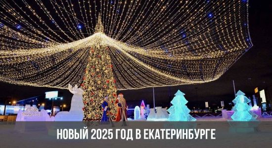 Новый 2025 год в Екатеринбурге