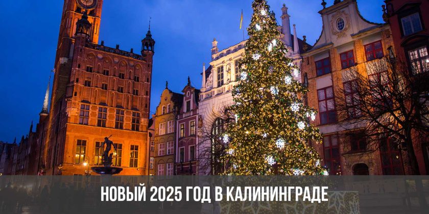 Новый 2025 год в Калининграде
