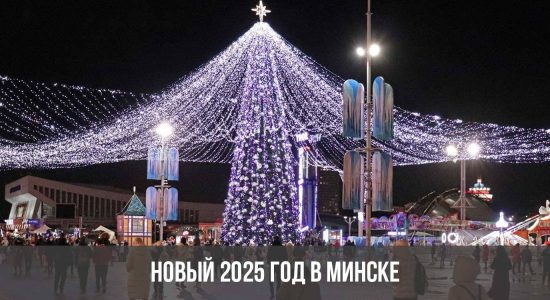 Новый 2025 год в Минске