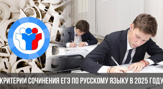 Критерии сочинения ЕГЭ по русскому языку в 2025 году