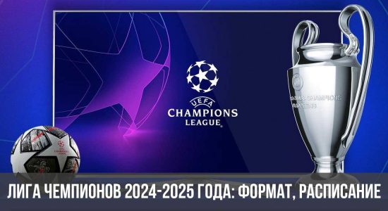 Лига чемпионов 2024-2025 года: формат, расписание